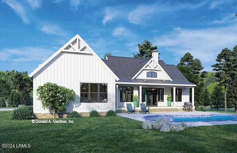 House plan Back PAP - 1038 Jonte Lane, Manning, SC 29102