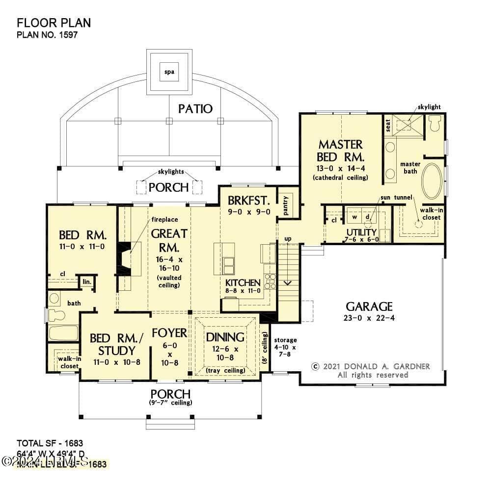 Floor Plan PAP - 1038 Jonte Lane, Manning, SC 29102