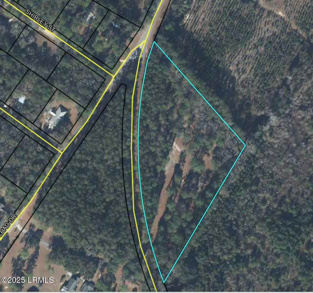 Aerial view. - 1487 Glover Road, Ridgeland, SC 29936, Ridgeland