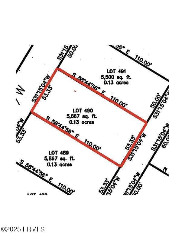 Lot 490 - 5 E Manor, Beaufort, SC 29906