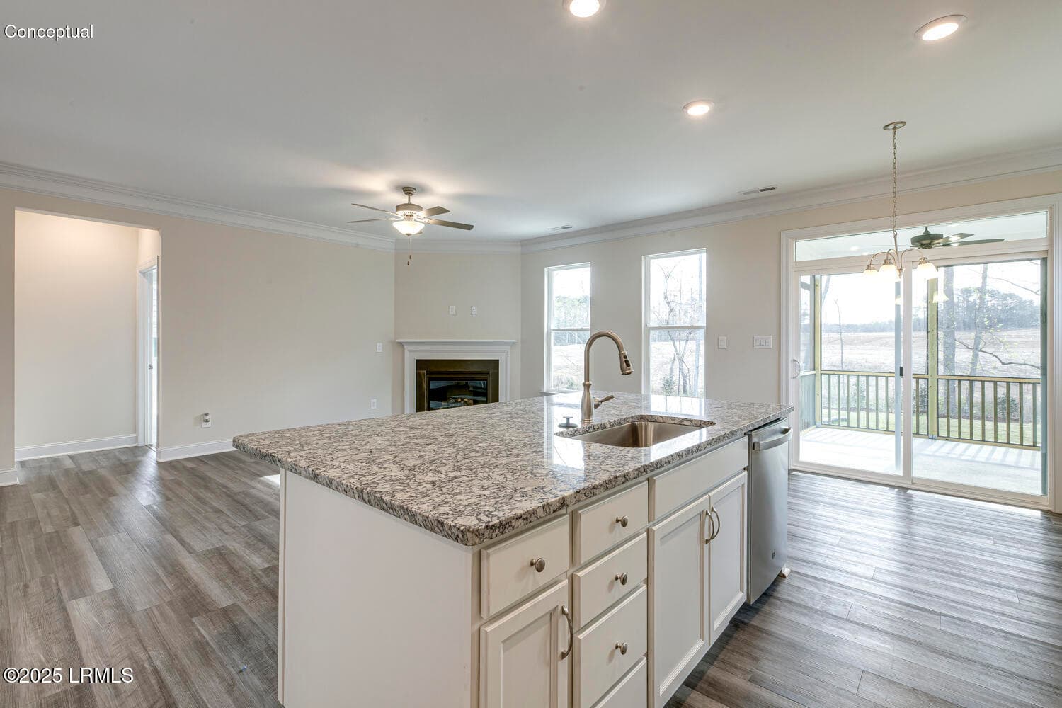 Kitchen - Familyroom - 27 Fairfield Road, Beaufort, SC 29907
