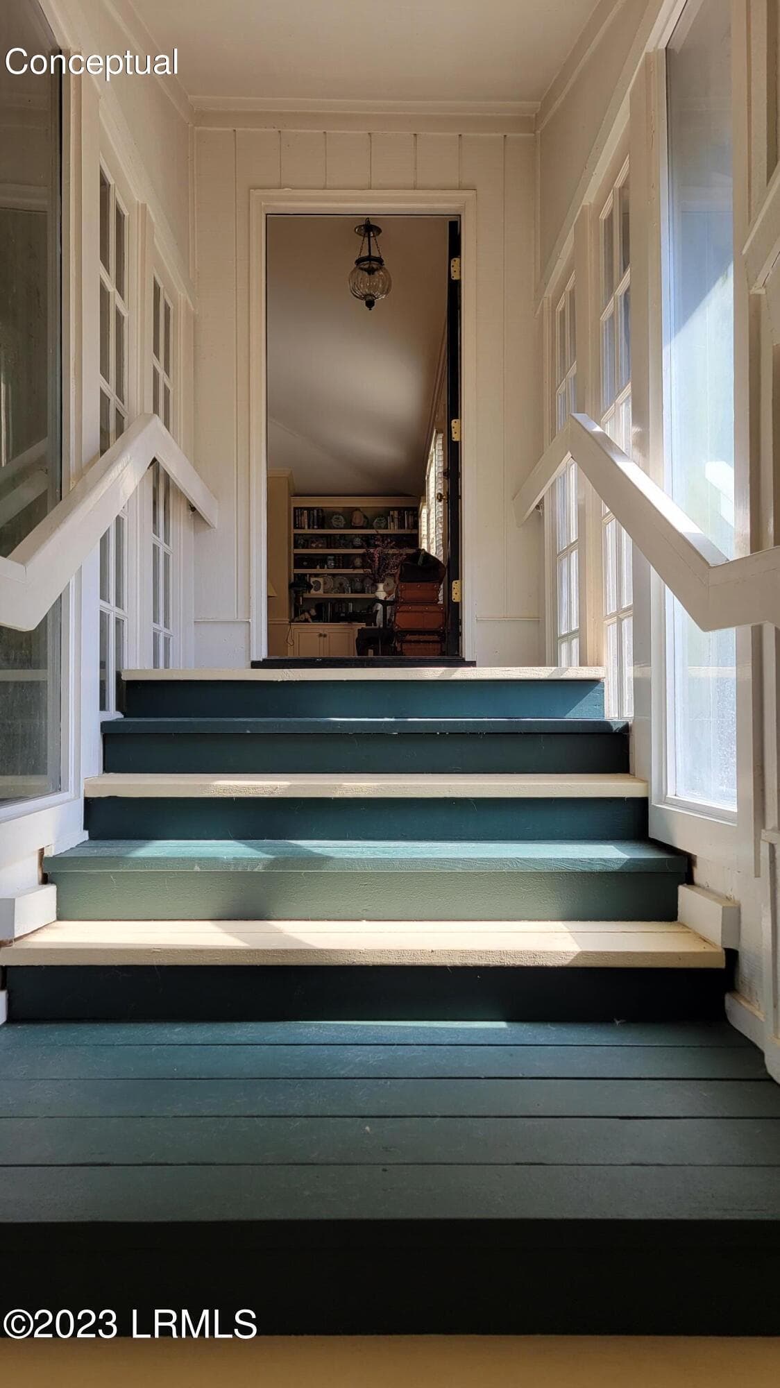 Stairway to 2nd Floor Master Suite - 401 Remora Drive, Fripp Island, SC 29920