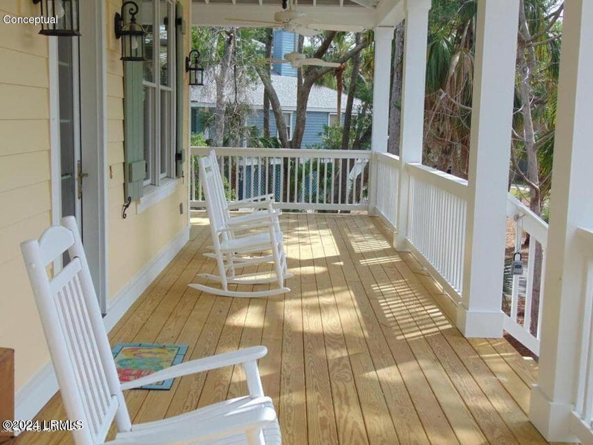 fiddlers porch - 102 Cardinal Crest Lane, Fripp Island, SC 29920