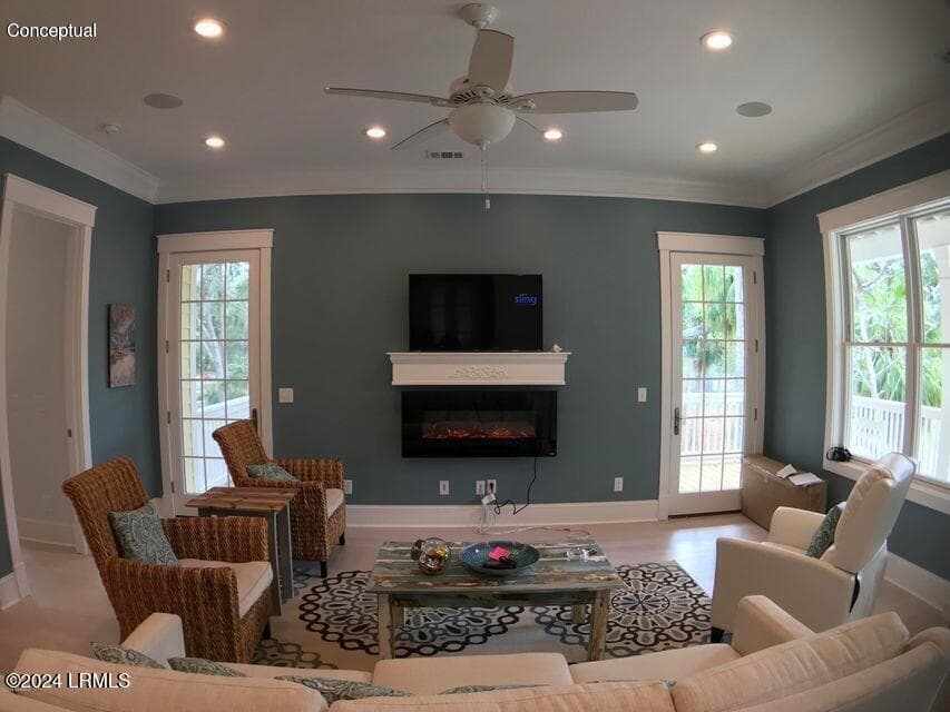 132 Living room - 102 Cardinal Crest Lane, Fripp Island, SC 29920