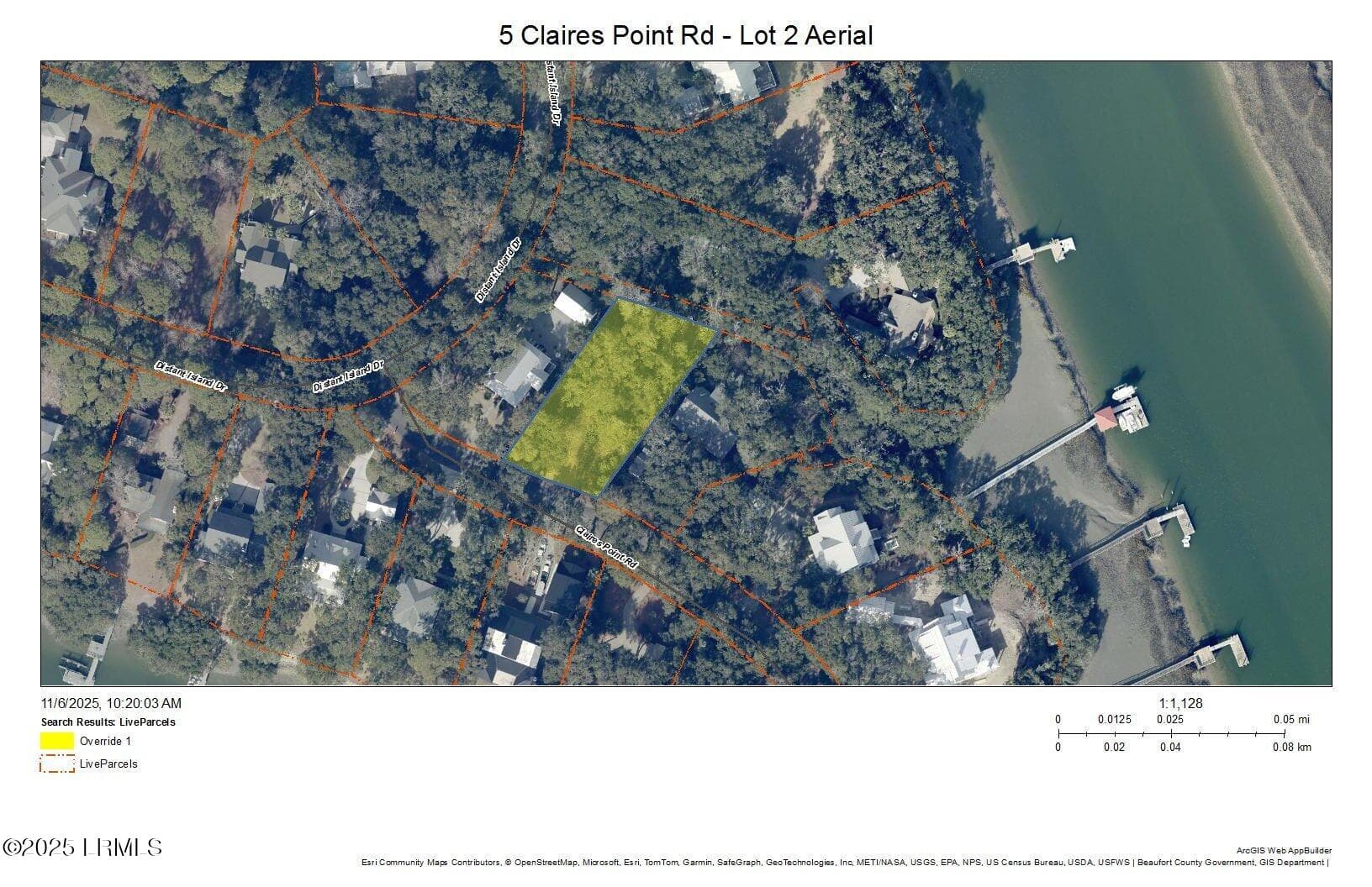 5 Claires Point Rd - Aerial 2 - 5 Claires Point Road, Beaufort, SC 29907