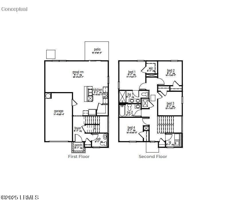 Floorplan - 41 Veil Drive, Ridgeland, SC 29936