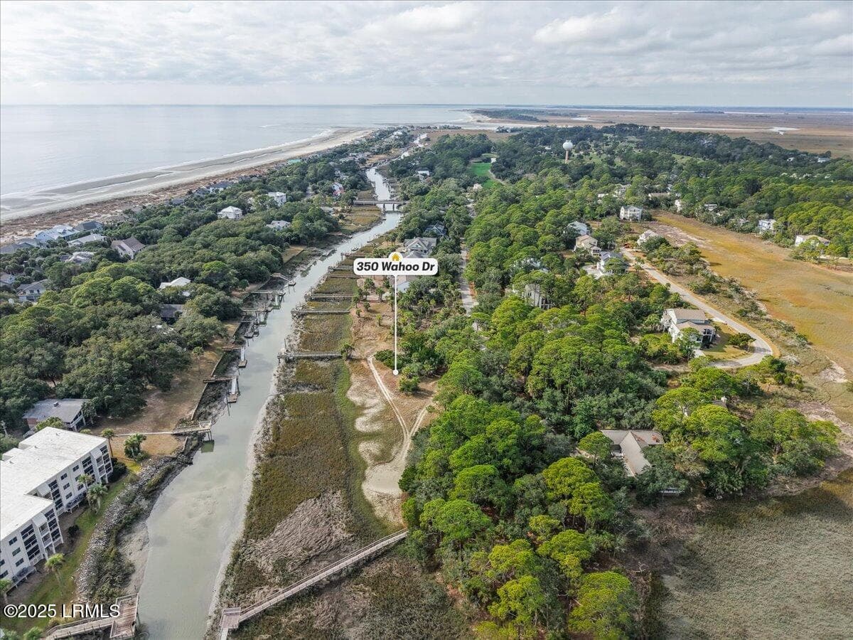 08-350 Wahoo Dr Aerial - 350 Wahoo Drive, Fripp Island, SC 29920