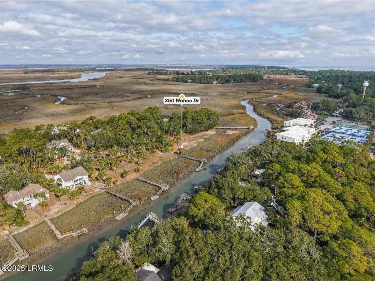09-350 Wahoo Dr Aerial - 350 Wahoo Drive, Fripp Island, SC 29920