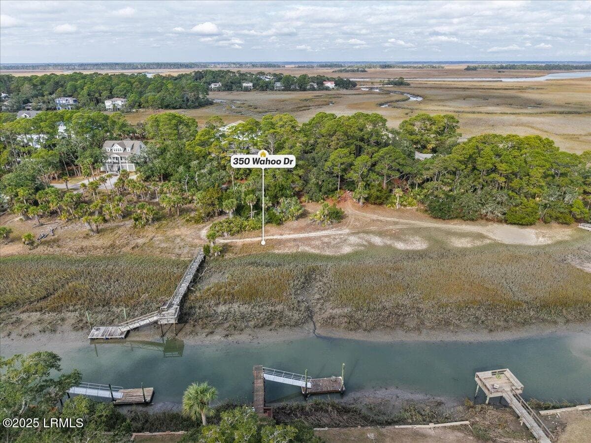 10-350 Wahoo Dr Aerial - 350 Wahoo Drive, Fripp Island, SC 29920