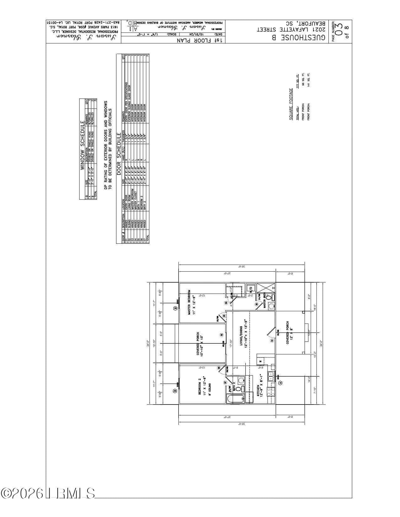 Guest House Floor Plan_page-0001 - 2021 Lafayette Street, Beaufort, SC 29902