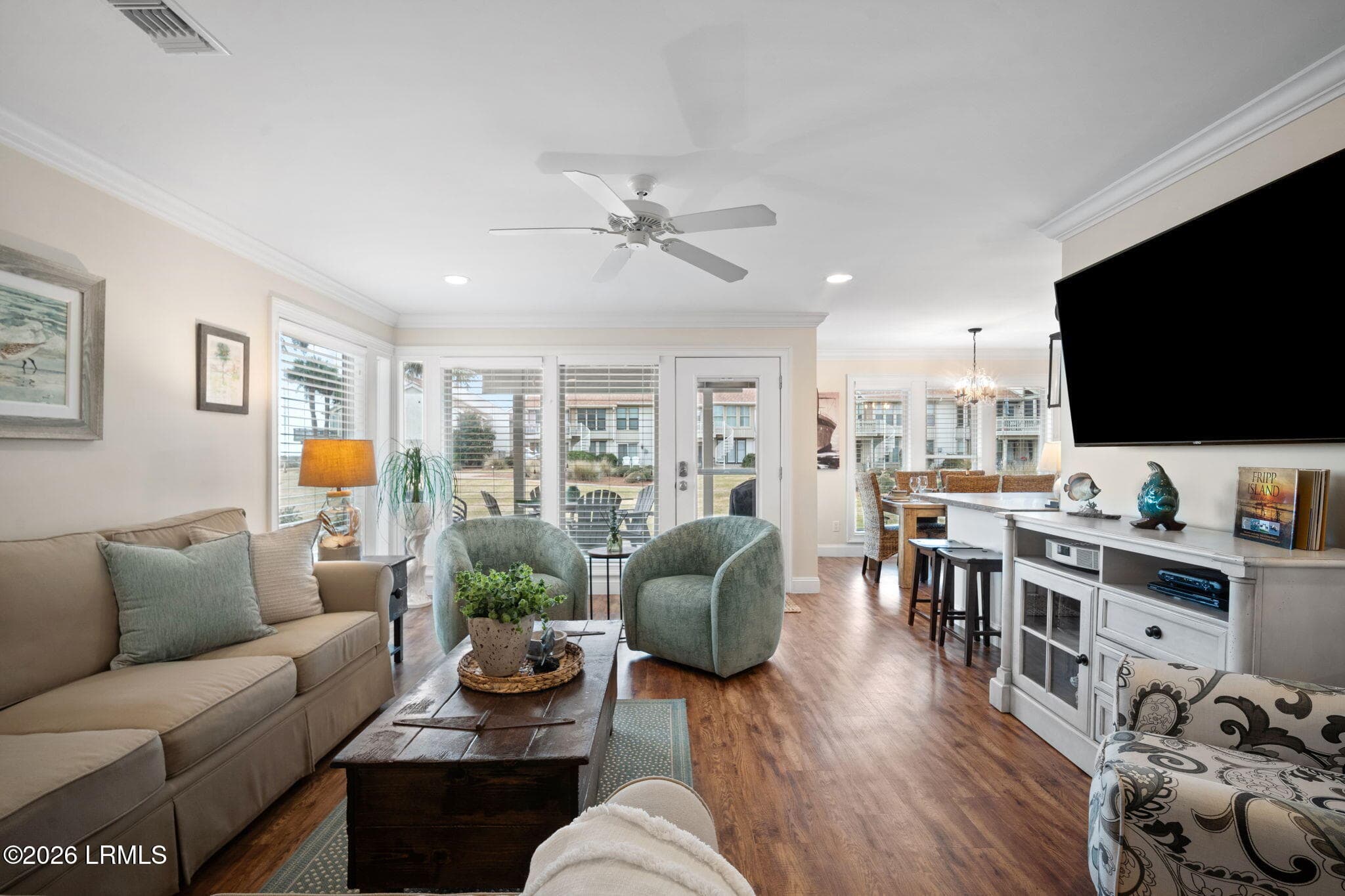 FAMILY ROOM - 129 Captain John Fripp Villa, Fripp Island, SC 29920
