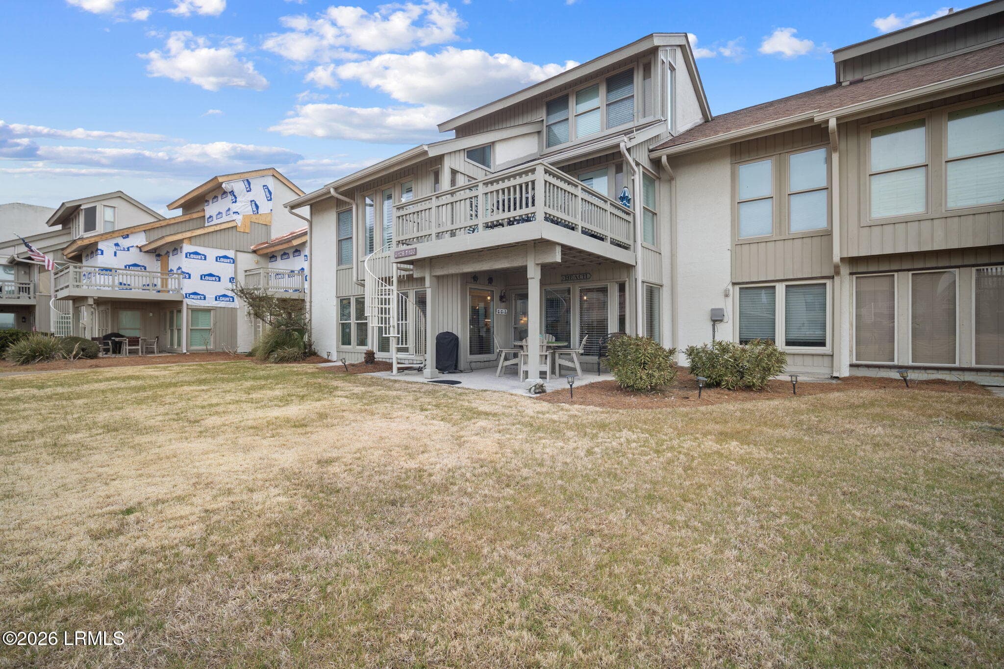 BACK ENTRANCE - 129 Captain John Fripp Villa, Fripp Island, SC 29920