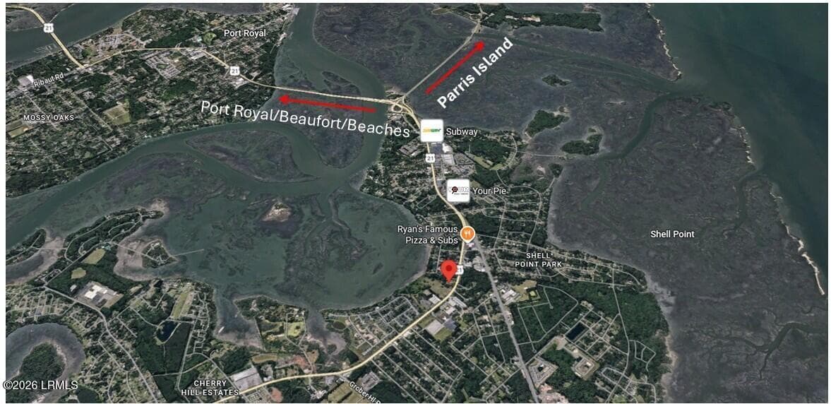 Aerial 1 - 2 Clark Ln - 2 Clark Lane, Port Royal, SC 29935