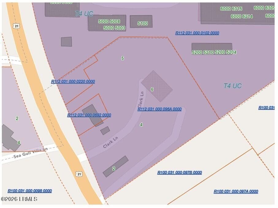 Port Royal Zoning T4 UC - 2 Clark Ln - 2 Clark Lane, Port Royal, SC 29935