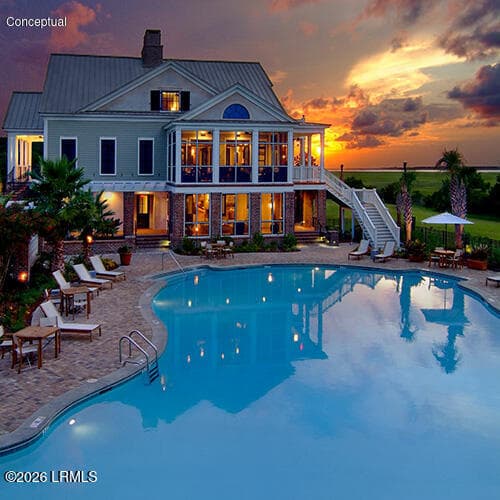 Coosaw River Club & Pool - 85 Western Trace, Beaufort, SC 29907