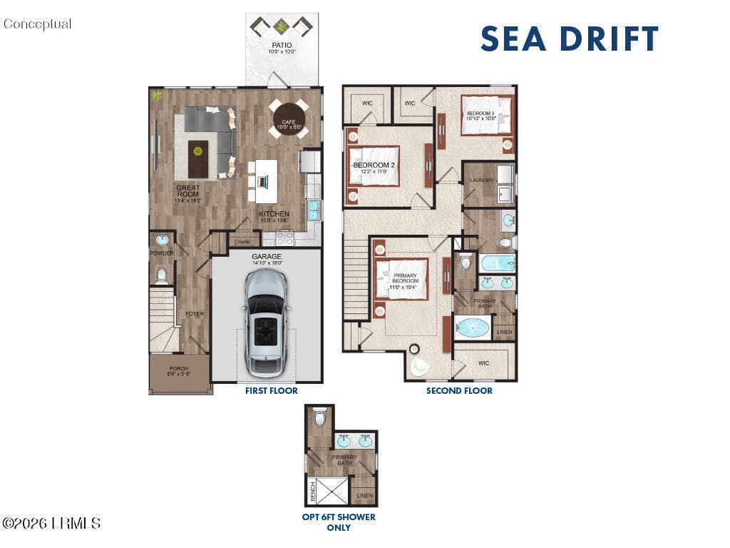 floor plan - 385 Conifer Street, Hardeeville, SC 29927