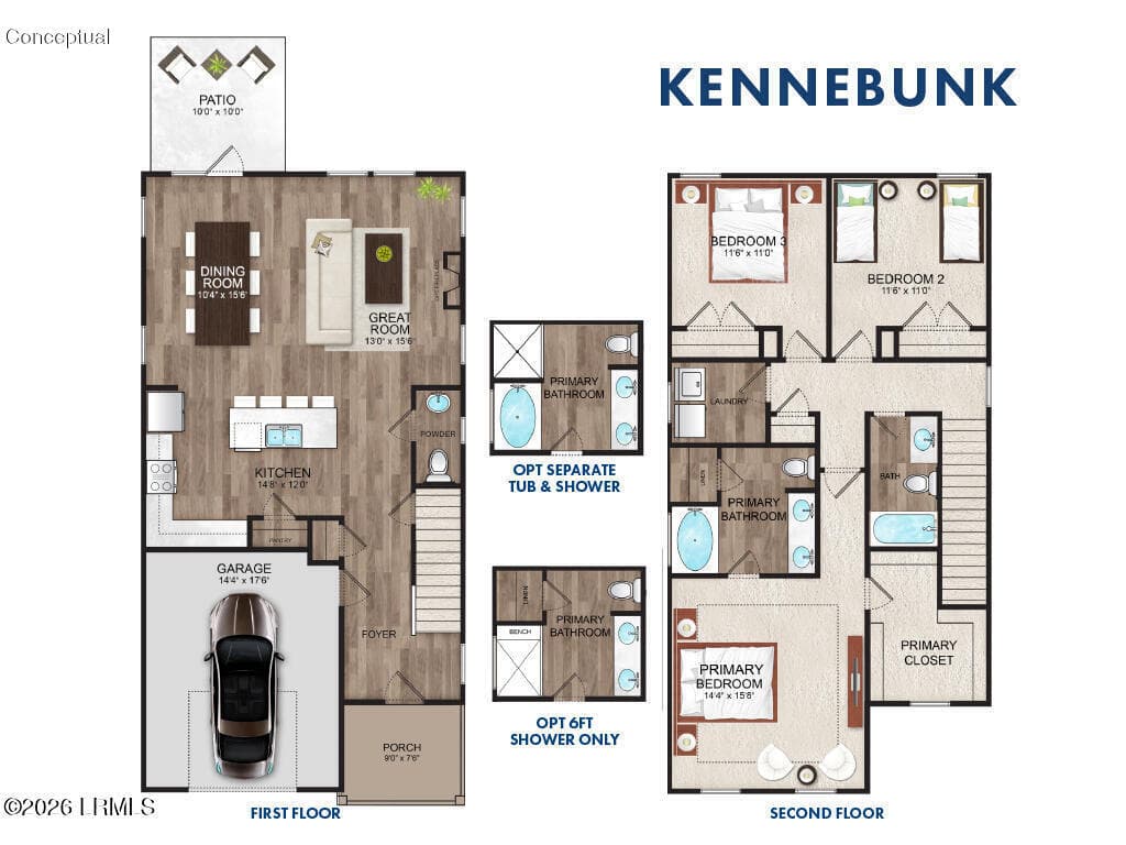 floor plan - 397 Conifer Street, Hardeeville, SC 29927