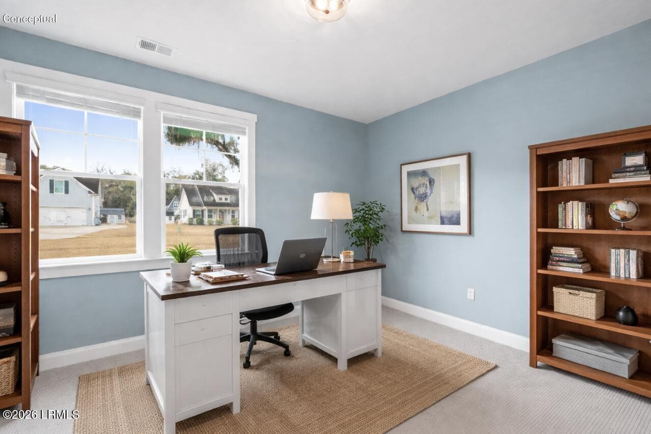 Conceptually Staged Office Space - 8 Fox Sparrow Road, Beaufort, SC 29907