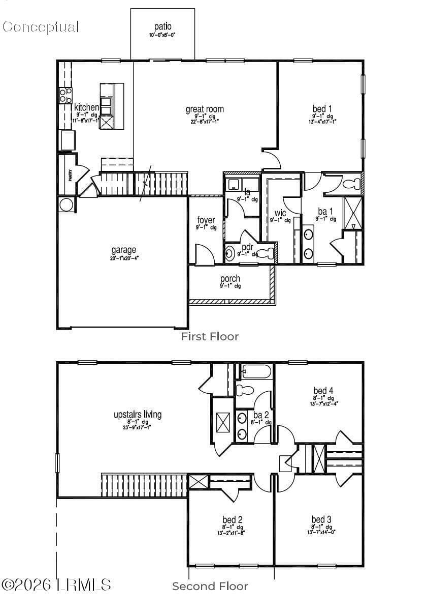 Fairview Floorplan - 113 Harbour Drive, Hardeeville, SC 29927