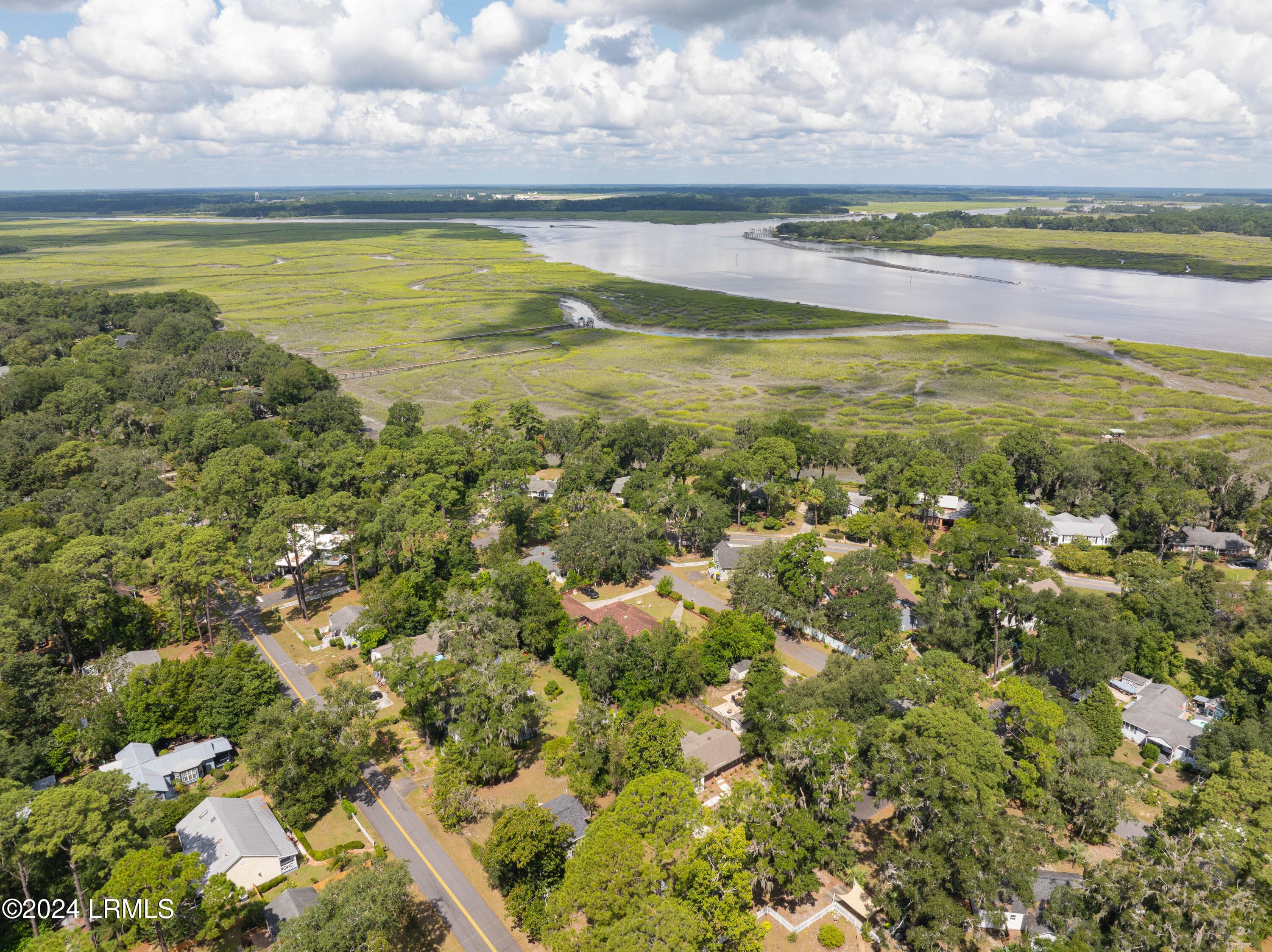 Aerial View - 2002 Roper Street, Beaufort, SC 29902