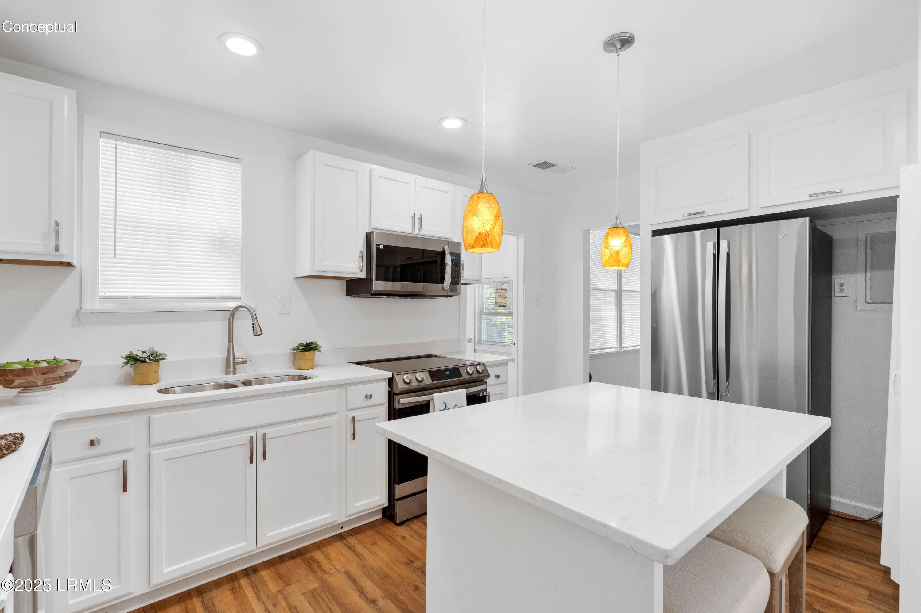 Kitchen- Quartz Countertops - 2002 Roper Street, Beaufort, SC 29902