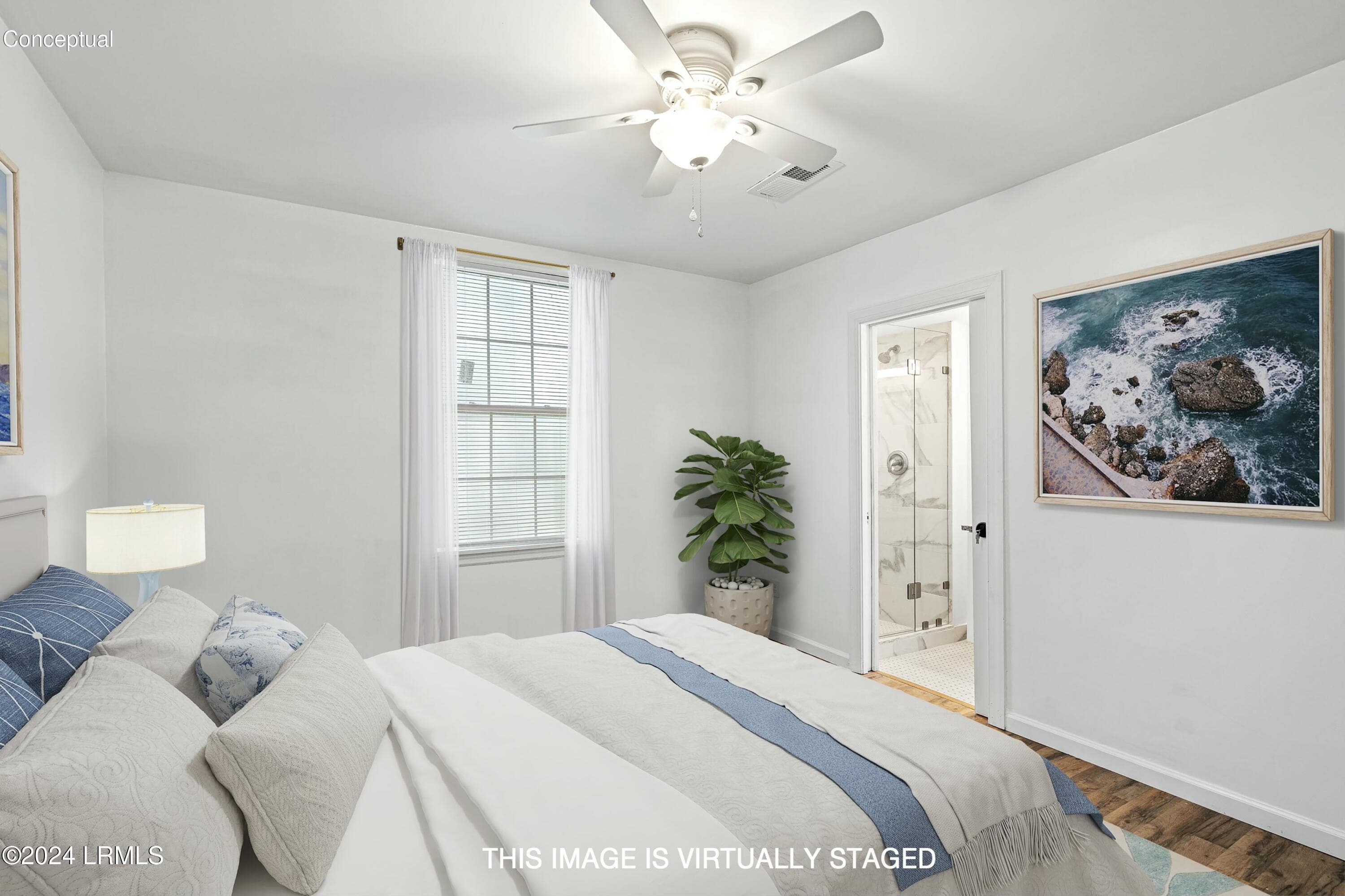 Possible Bedroom Décor and Layout - 2002 Roper Street, Beaufort, SC 29902