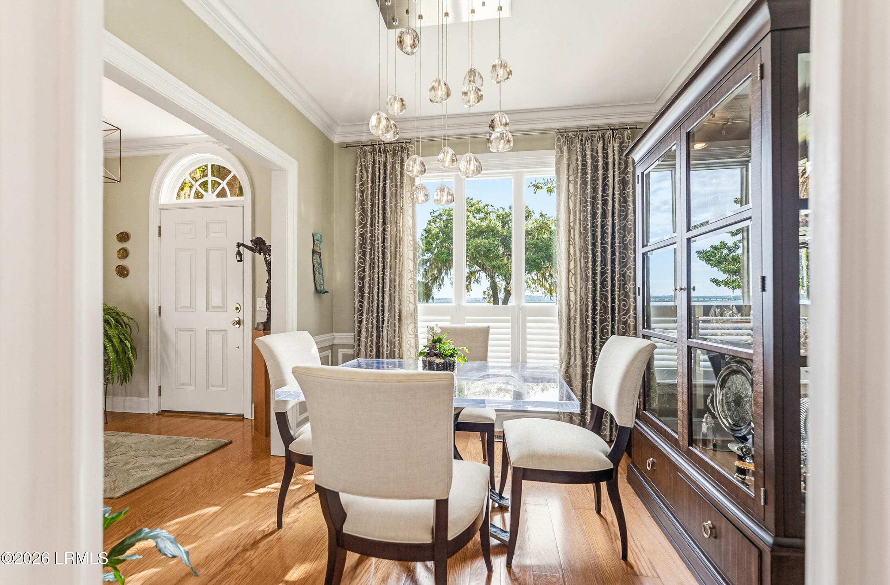 Dining Room overlooks green space & dock - 895 Ribaut Road 9, Beaufort, SC 29902