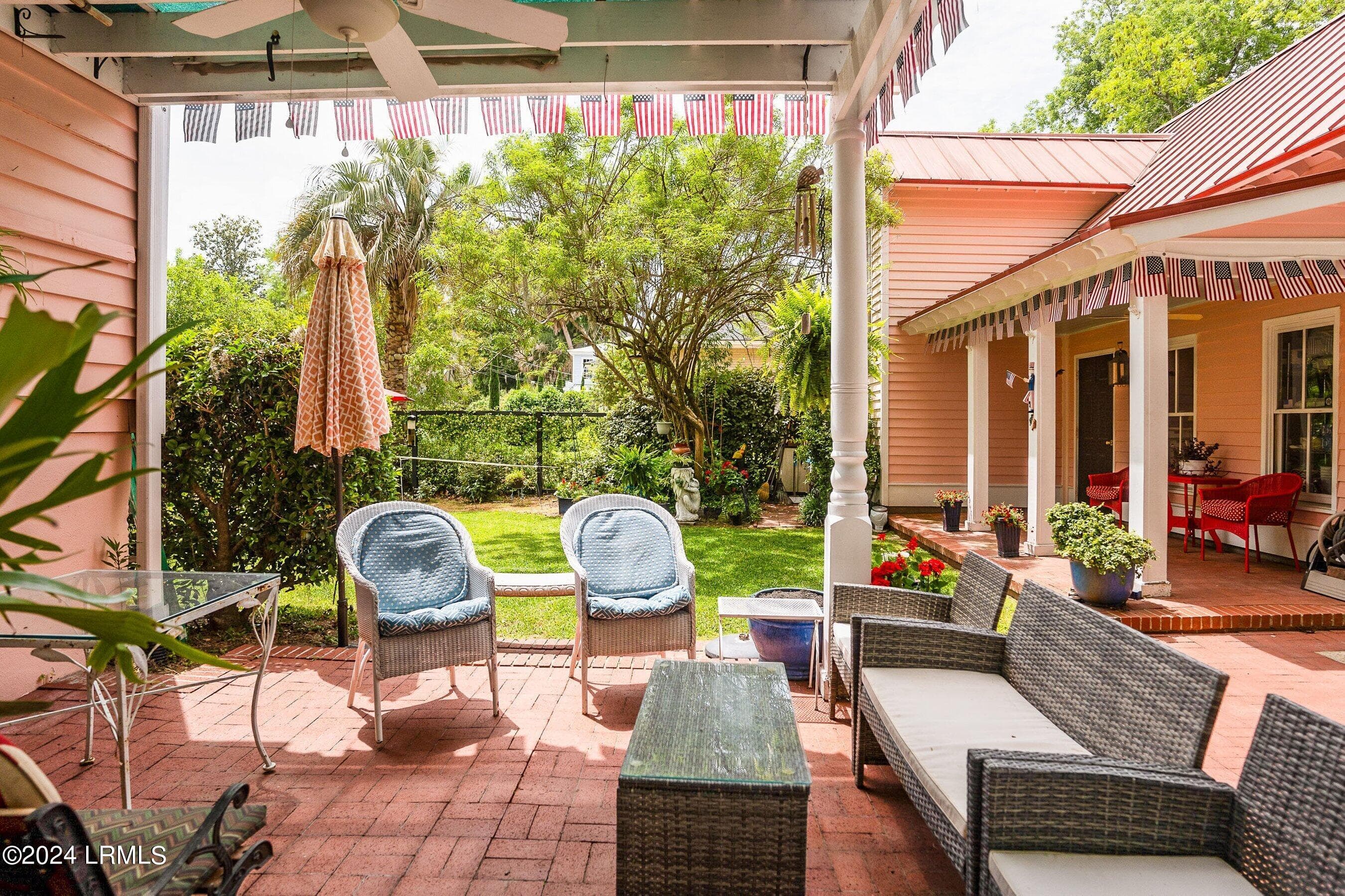 Covered Patio - 414 New Street, Beaufort, SC 29902