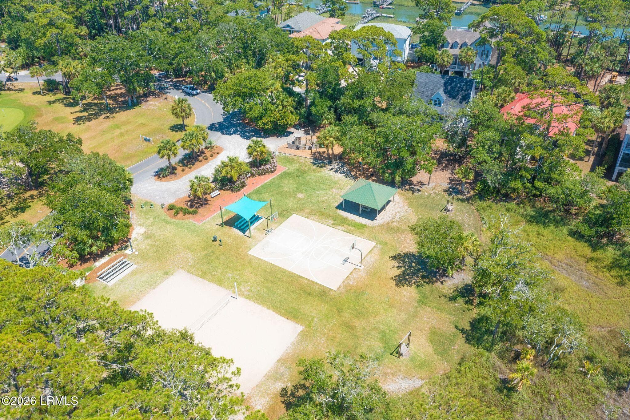 SPORTS COURTS AT PLAYGROUND - 129 Captain John Fripp Villa, Fripp Island, SC 29920
