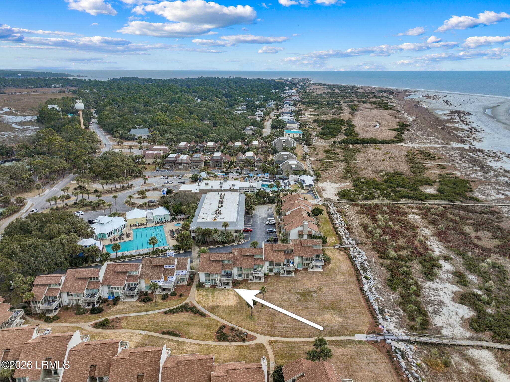 AERIAL VIEW #2 - 129 Captain John Fripp Villa, Fripp Island, SC 29920