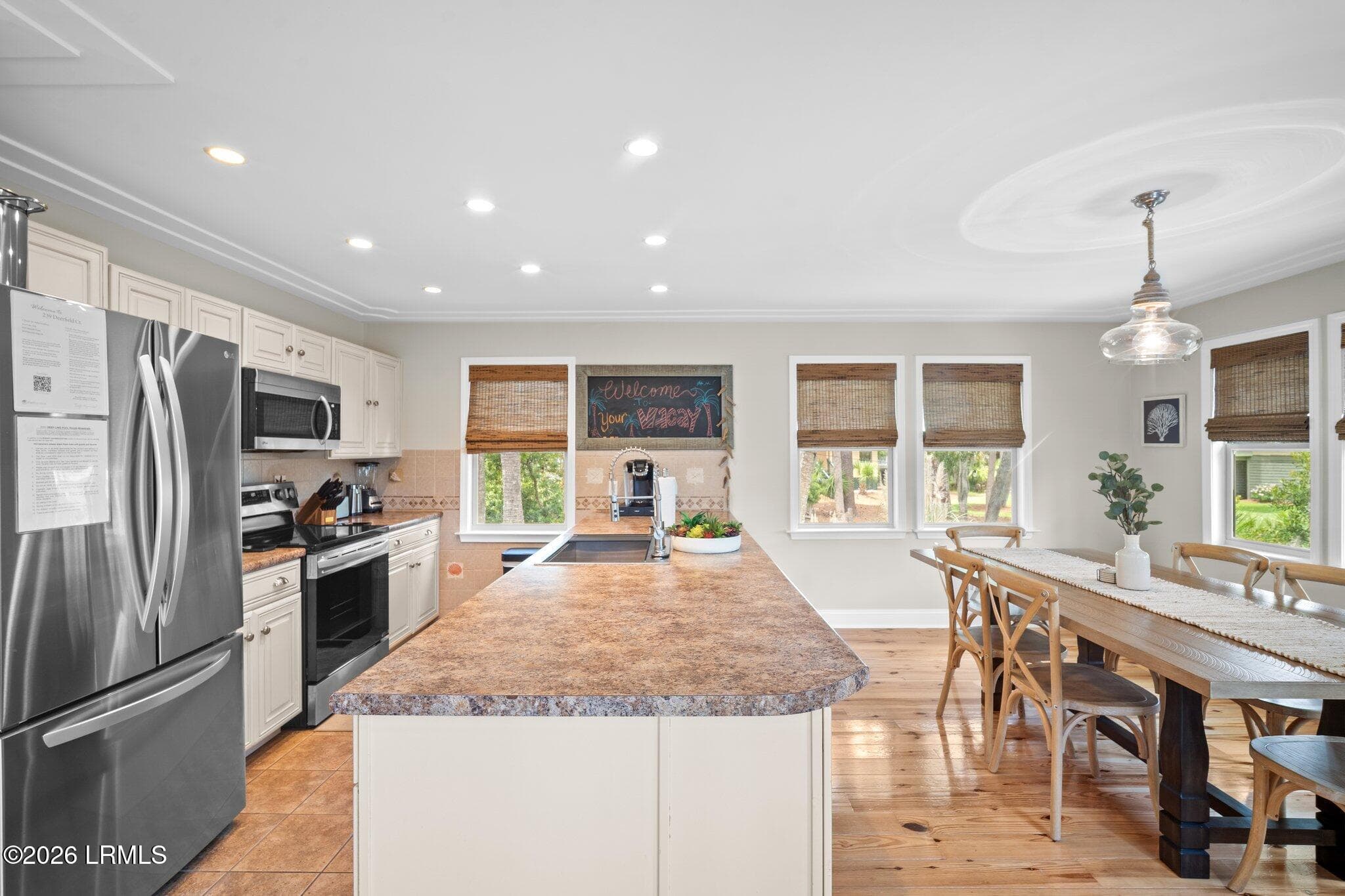 Kitchen/Dining Area - 239 Deerfield Court, Fripp Island, SC 29920