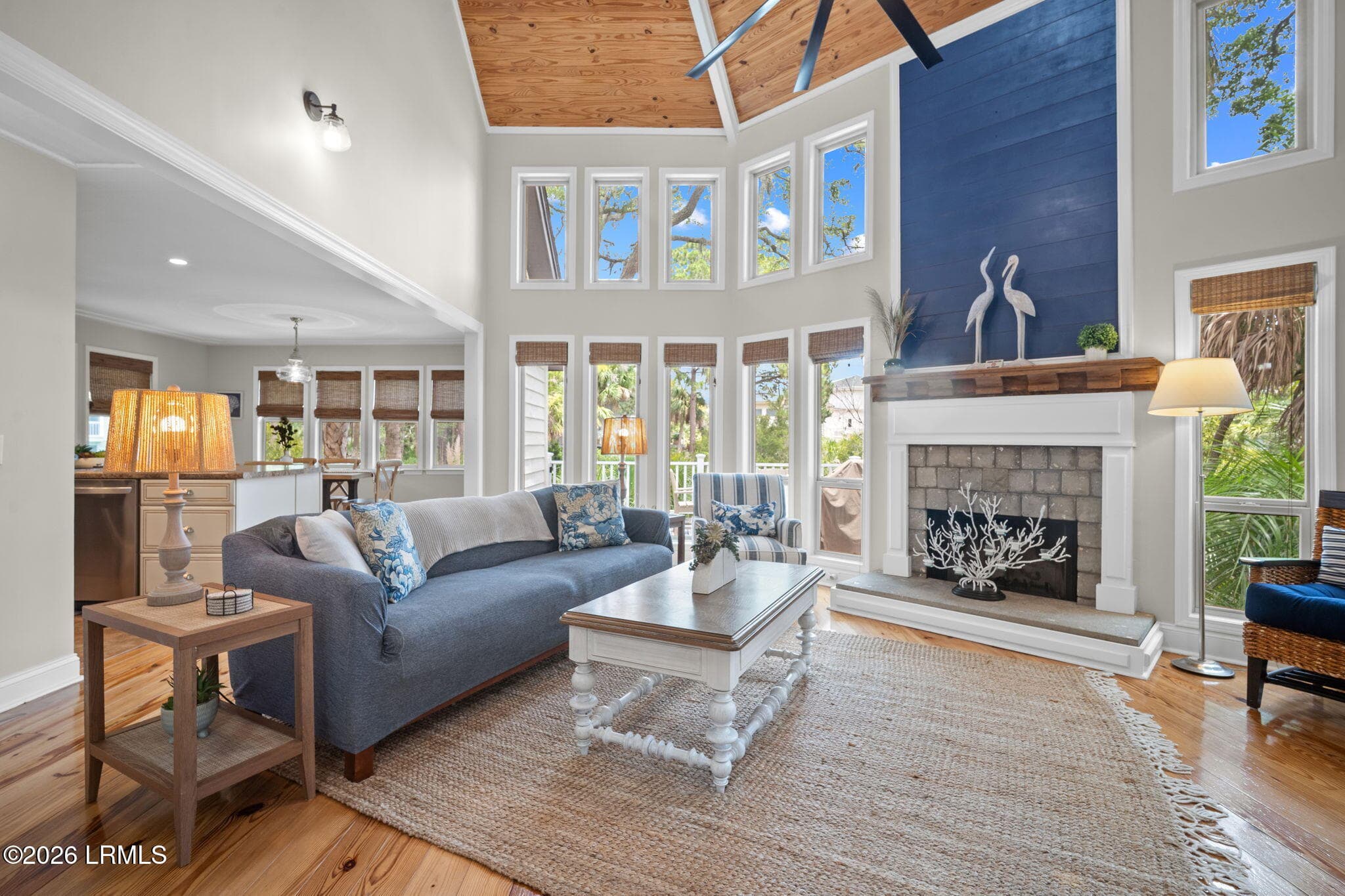 16 ft ceilings/hardwood floors - 239 Deerfield Court, Fripp Island, SC 29920