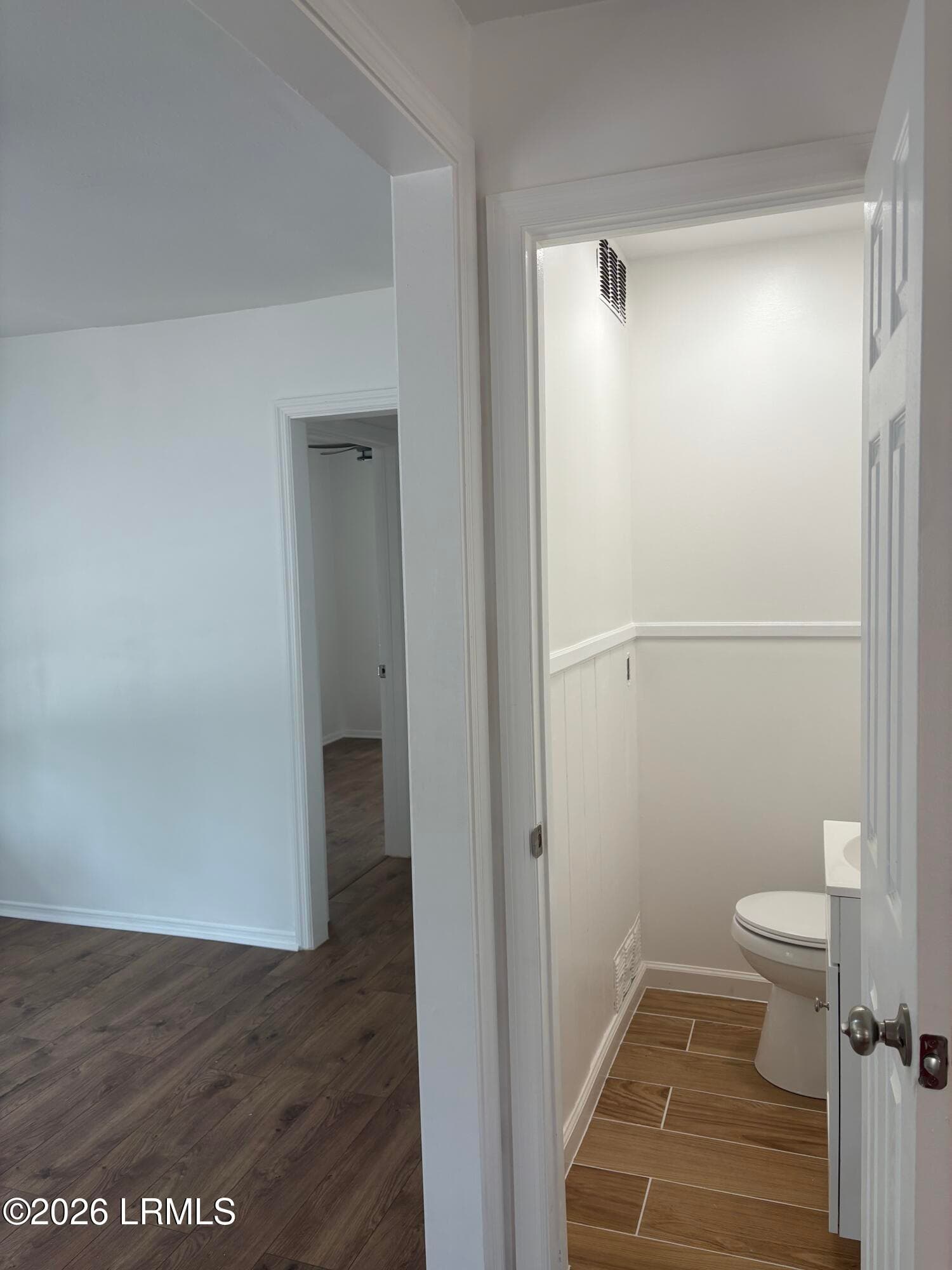 half bath into living room - 392 N Main Street, Brunson, SC 29911