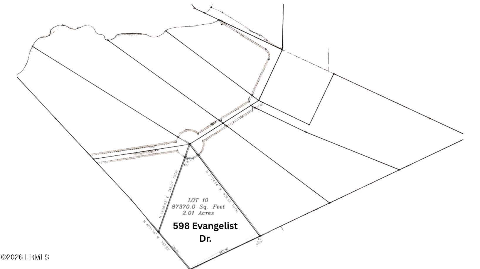 598 Evangelist Dr. Lot Layout - 598 Evangelist Drive, Early Branch, SC 29916