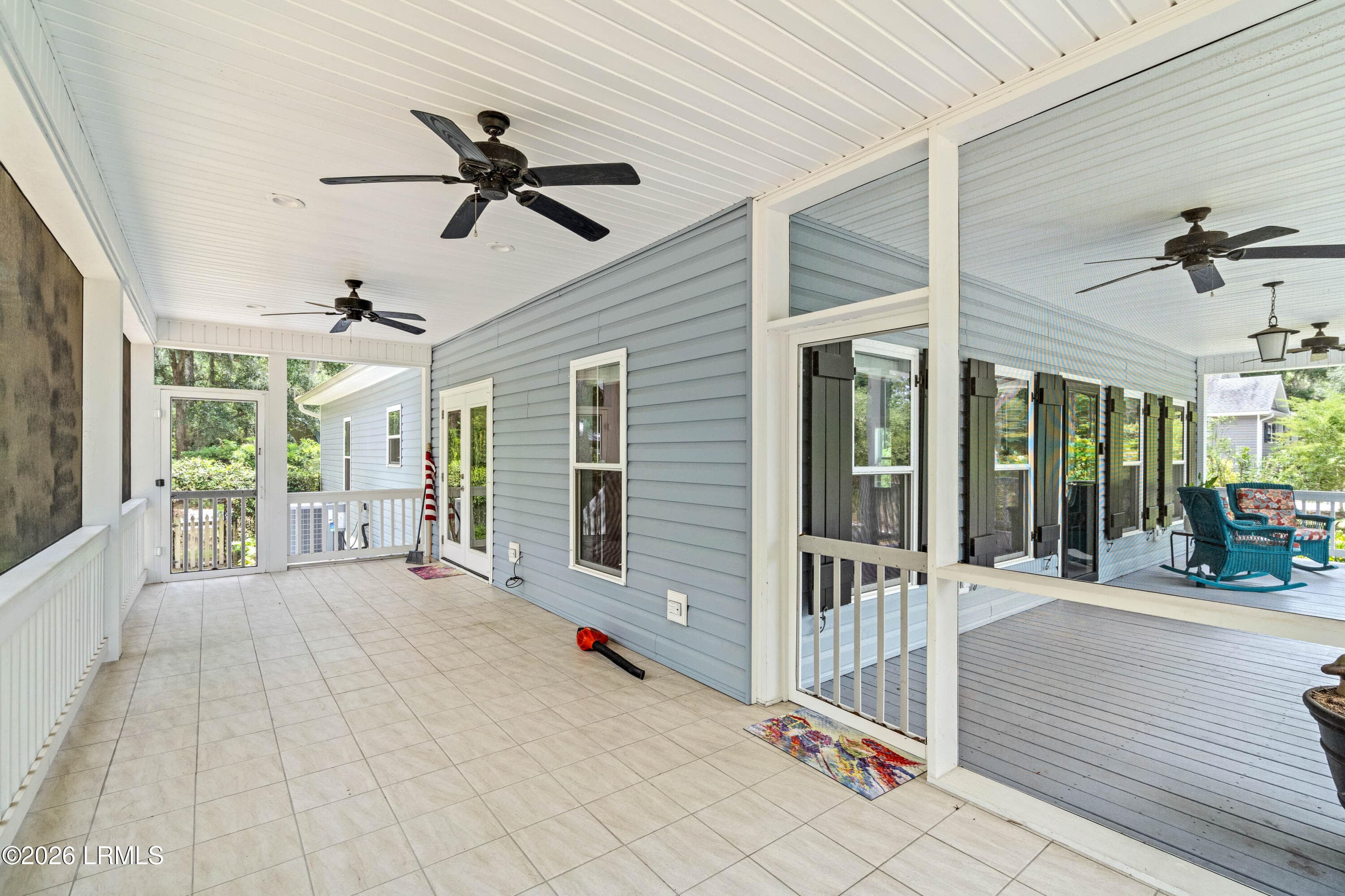 Wrap-around porch - 66 Dulamo Bluff, St. Helena Island, SC 29920