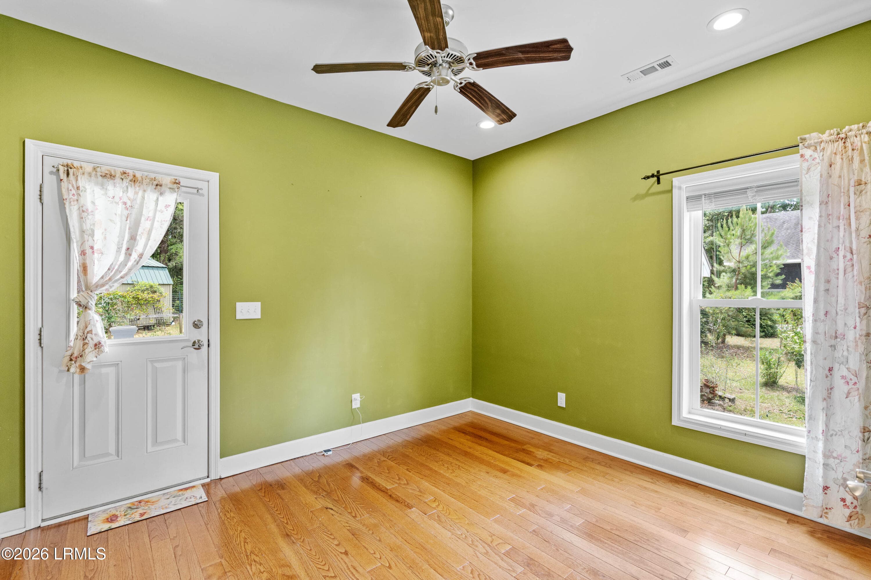 Bedroom #2 with access to the deck - 66 Dulamo Bluff, St. Helena Island, SC 29920