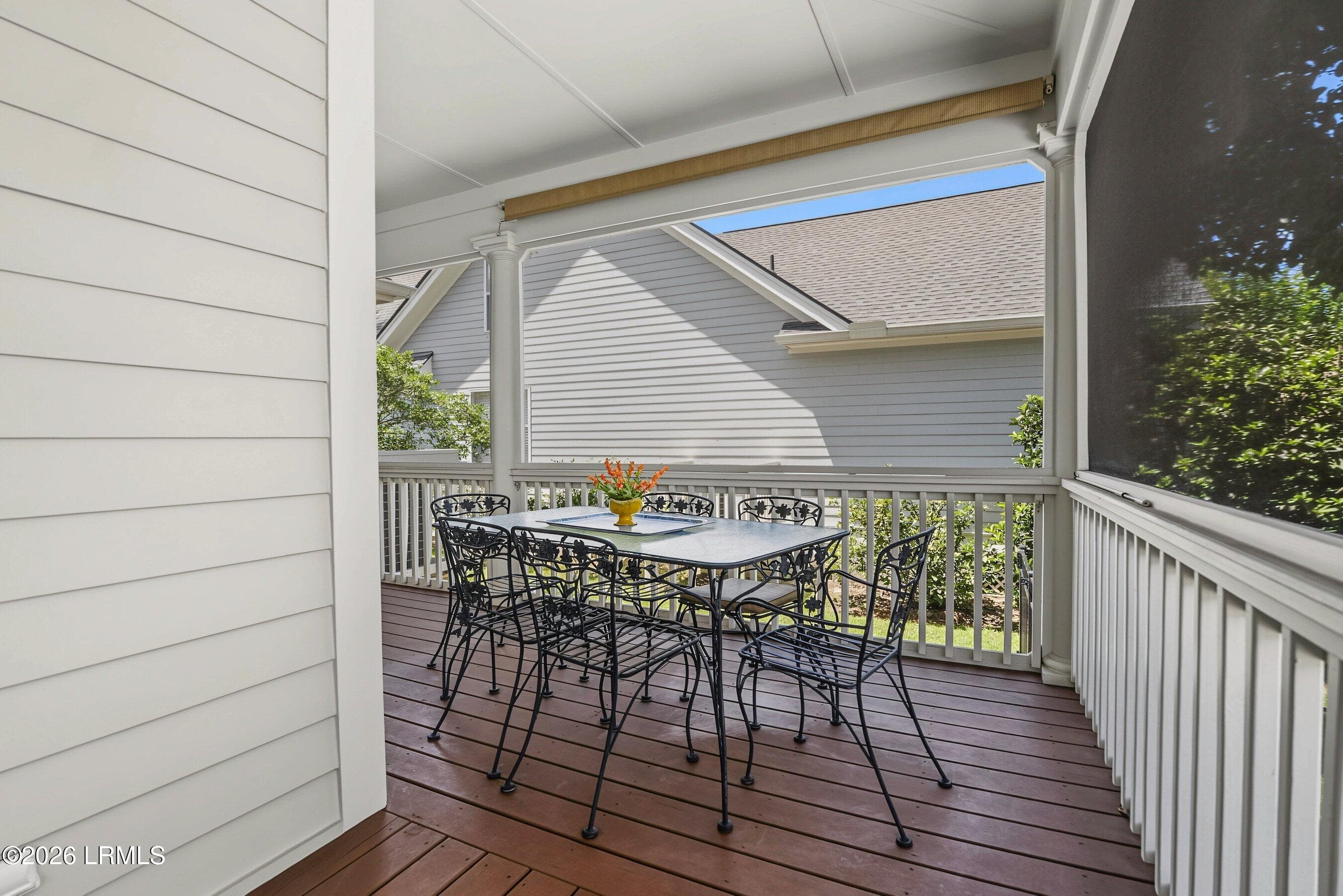 Rear Screened Wrap porch - 14 W National Boulevard, Beaufort, SC 29907
