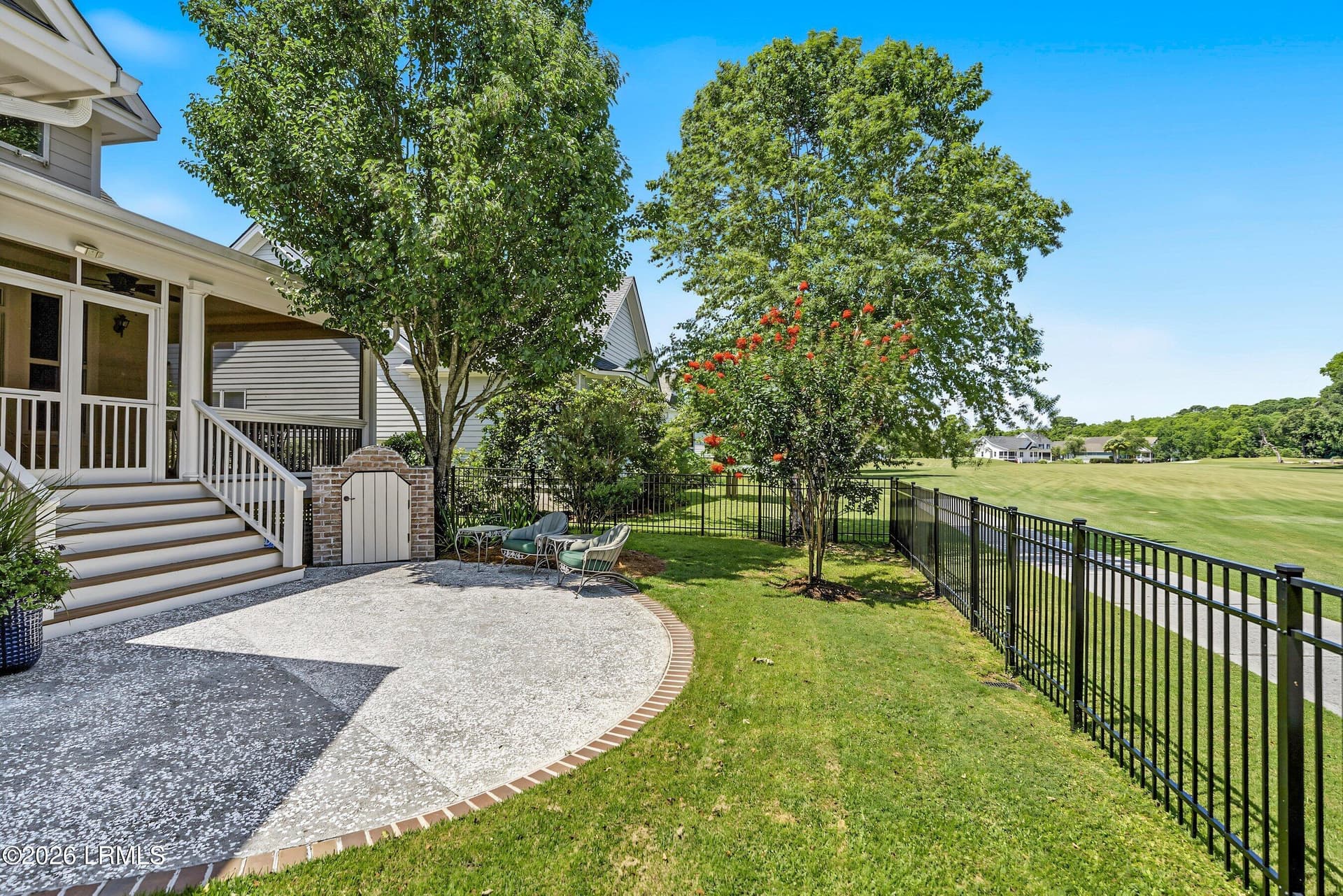 Fenced in rear yard - 14 W National Boulevard, Beaufort, SC 29907