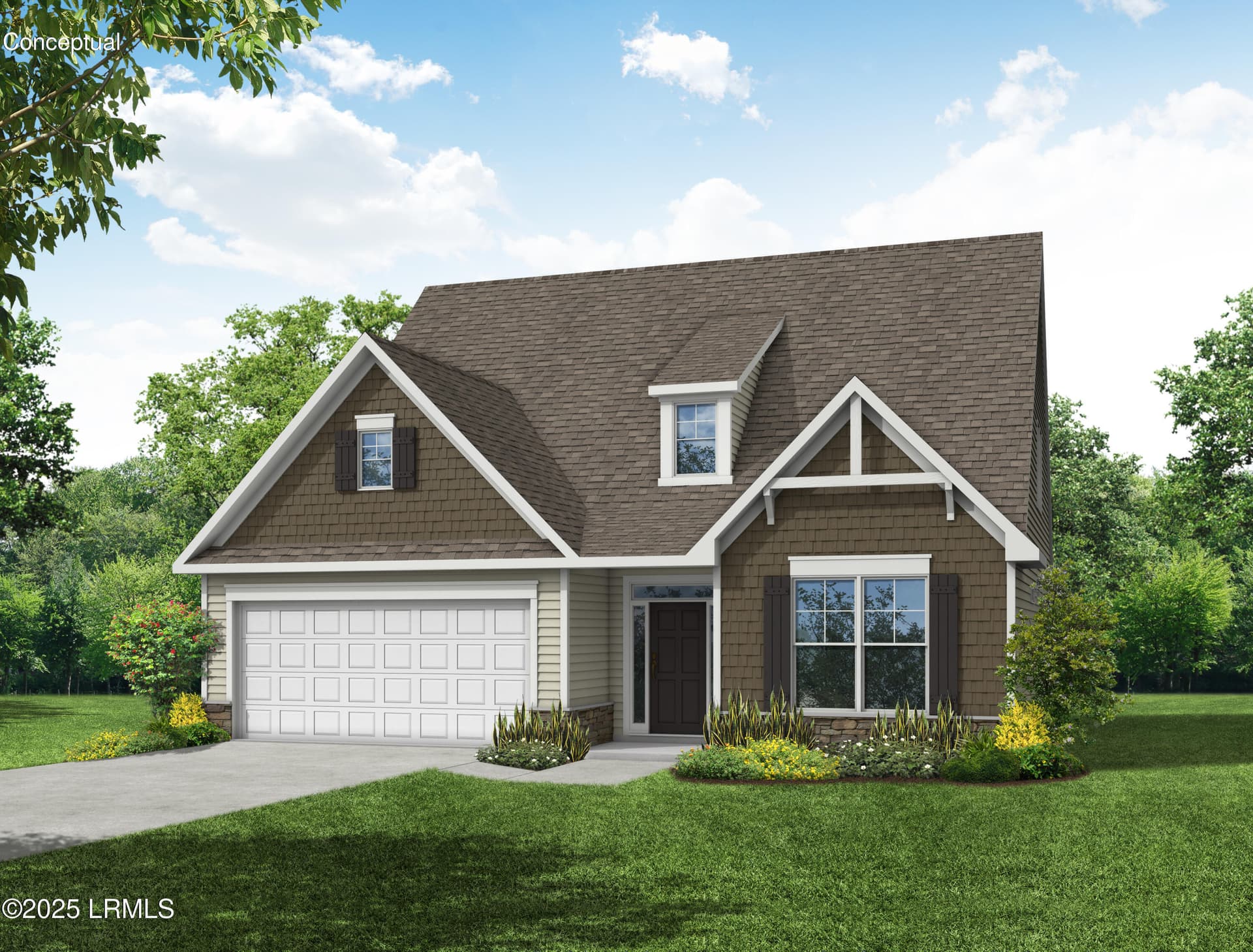 Amelia - Elevation B - 27 Fairfield Road, Beaufort, SC 29907