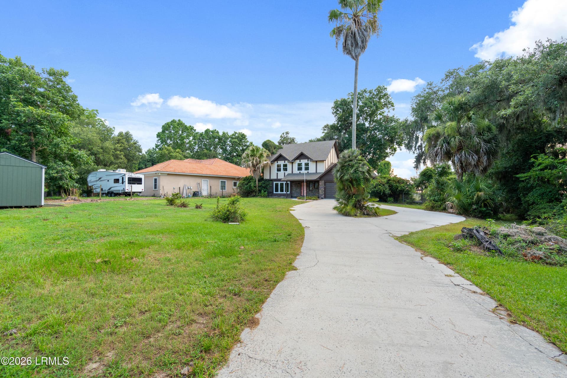 Front from the driveway - 6823 Oakmont Drive, Beaufort, SC 29906