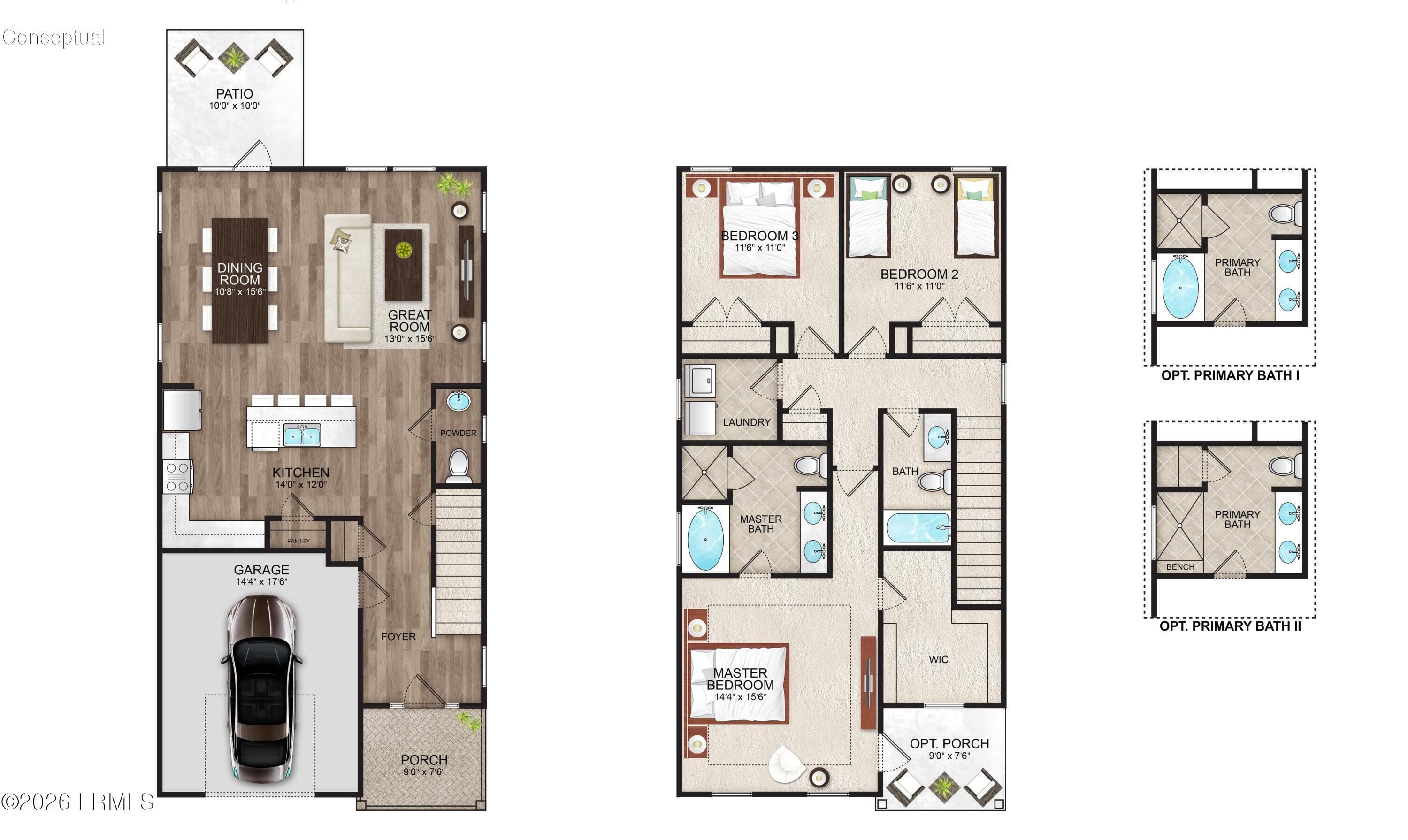 Floor plan - 419 Conifer Street, Hardeeville, SC 29927