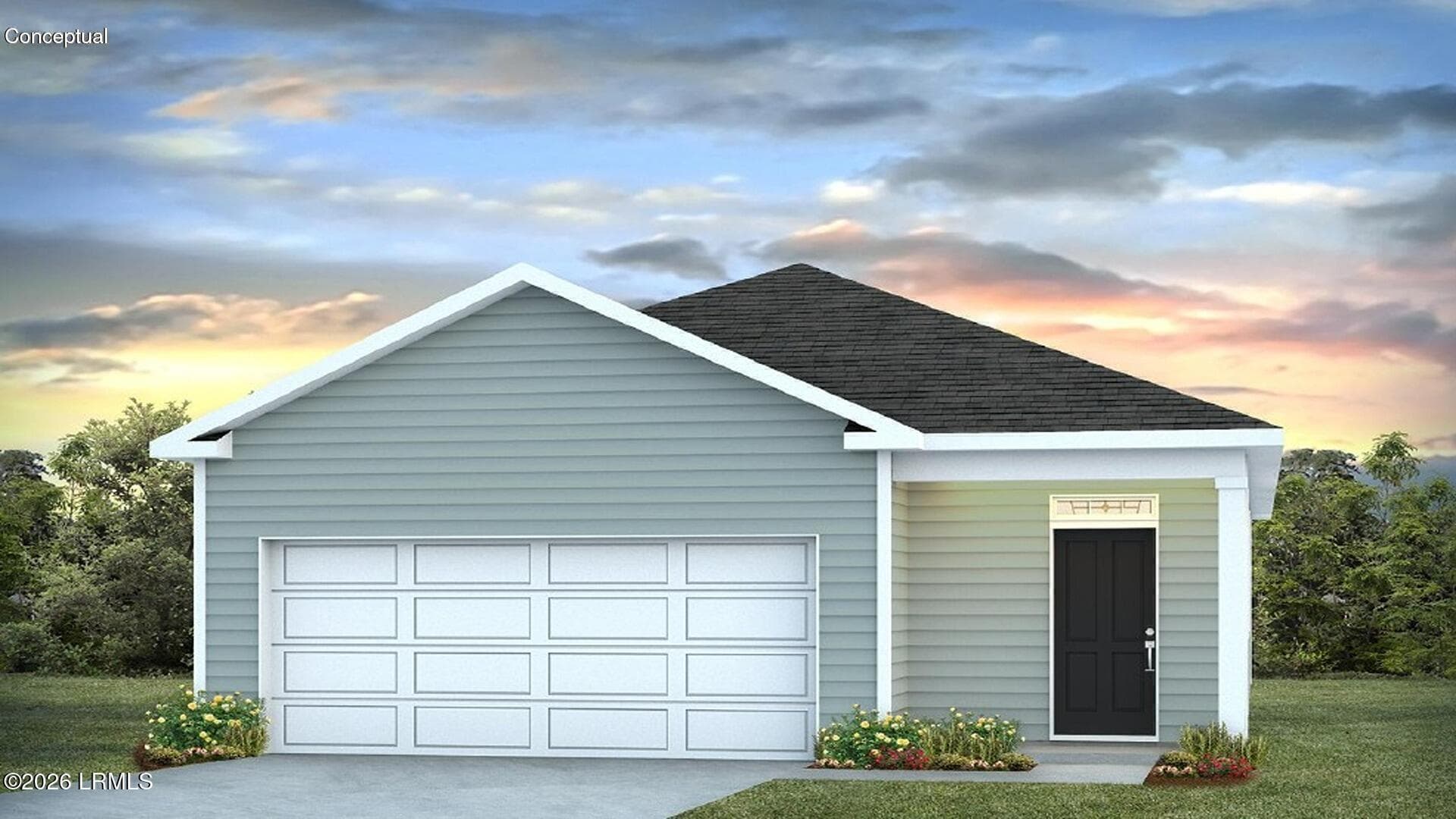 Downing A 3D Rendering - 736 Sanctum Street, Ridgeland, SC 29936