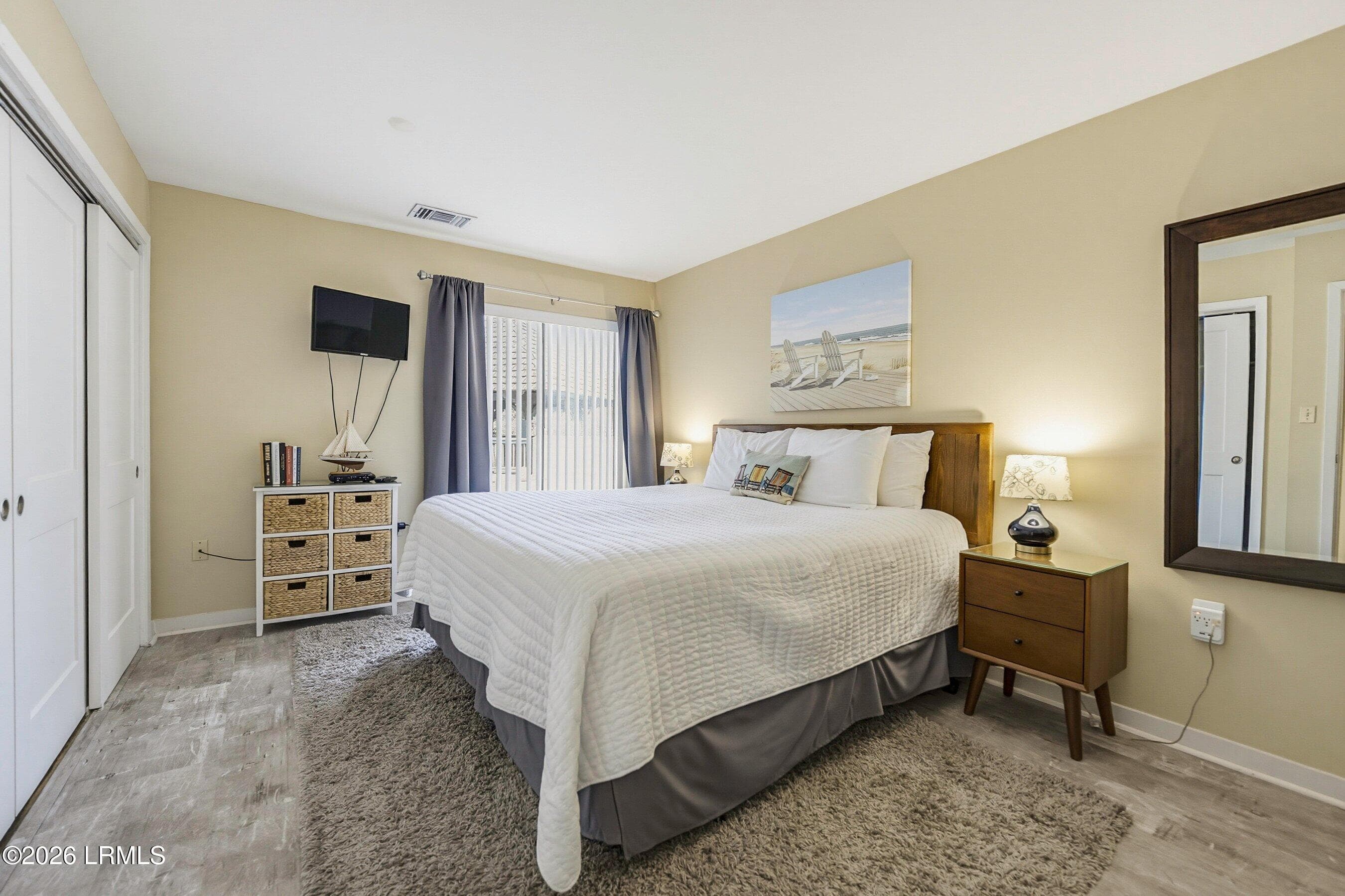 Spacious Bedroom - 622 New Haven Court, Fripp Island, SC 29920, Fripp Island