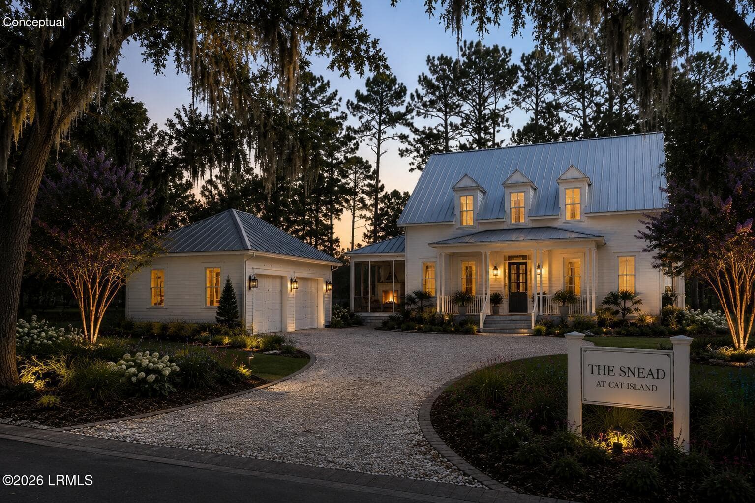 Snead Twilight View Conceptual - Tbd Lot 29 Addison Road, Beaufort, SC 29907