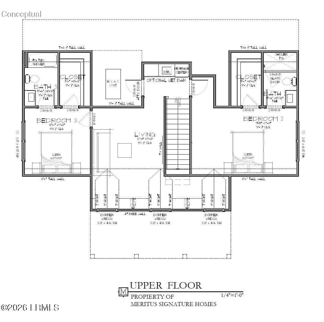 Snead with Lot Limits Upper Floor - Tbd Lot 29 Addison Road, Beaufort, SC 29907