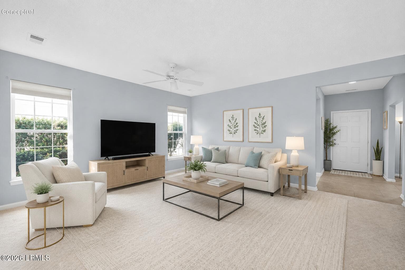 24 Falcon CT living room - 24 Falcon Court, Bluffton, SC 29909