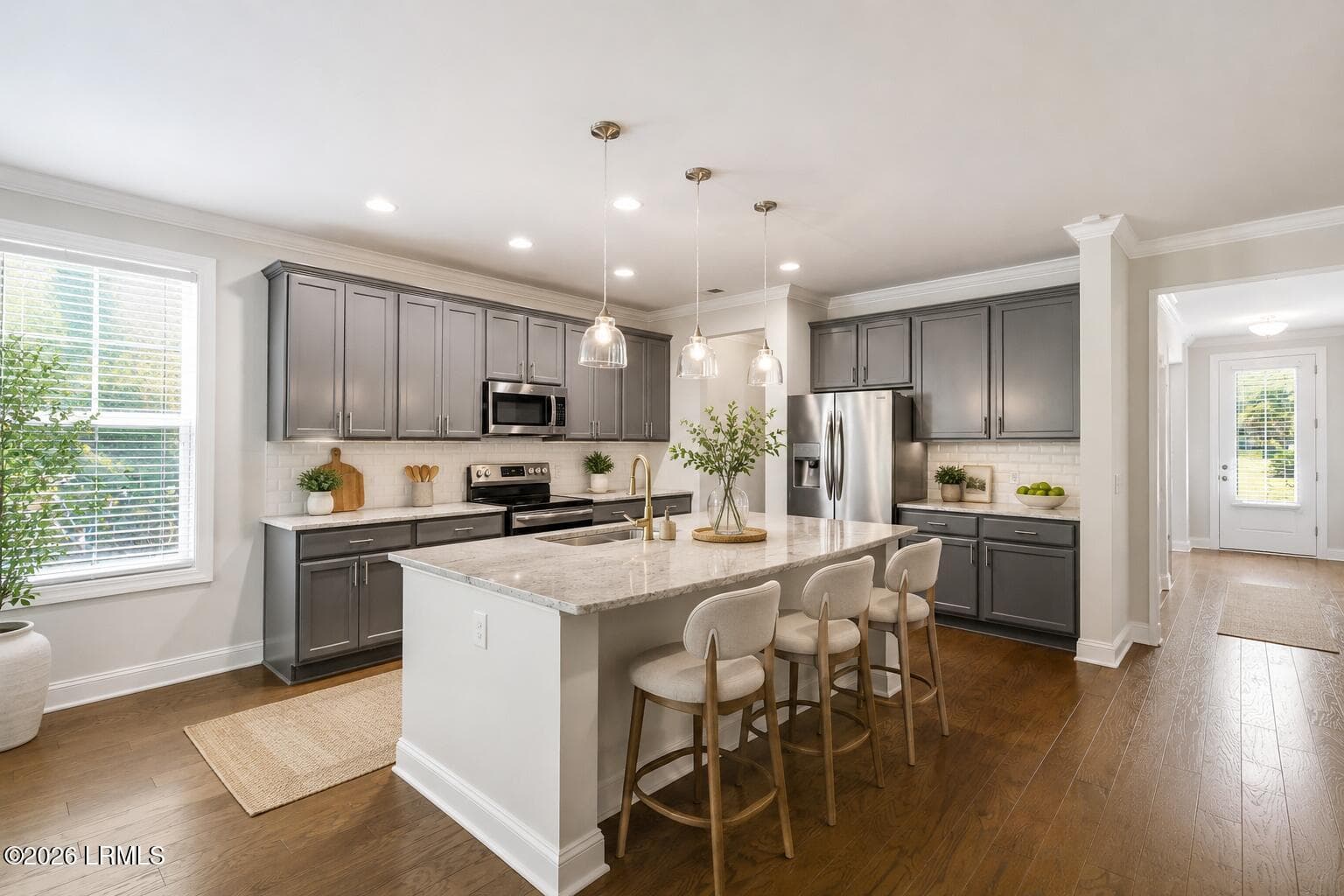 Staged Kitchen - 3674 Oyster Bluff Drive, Beaufort, SC 29907