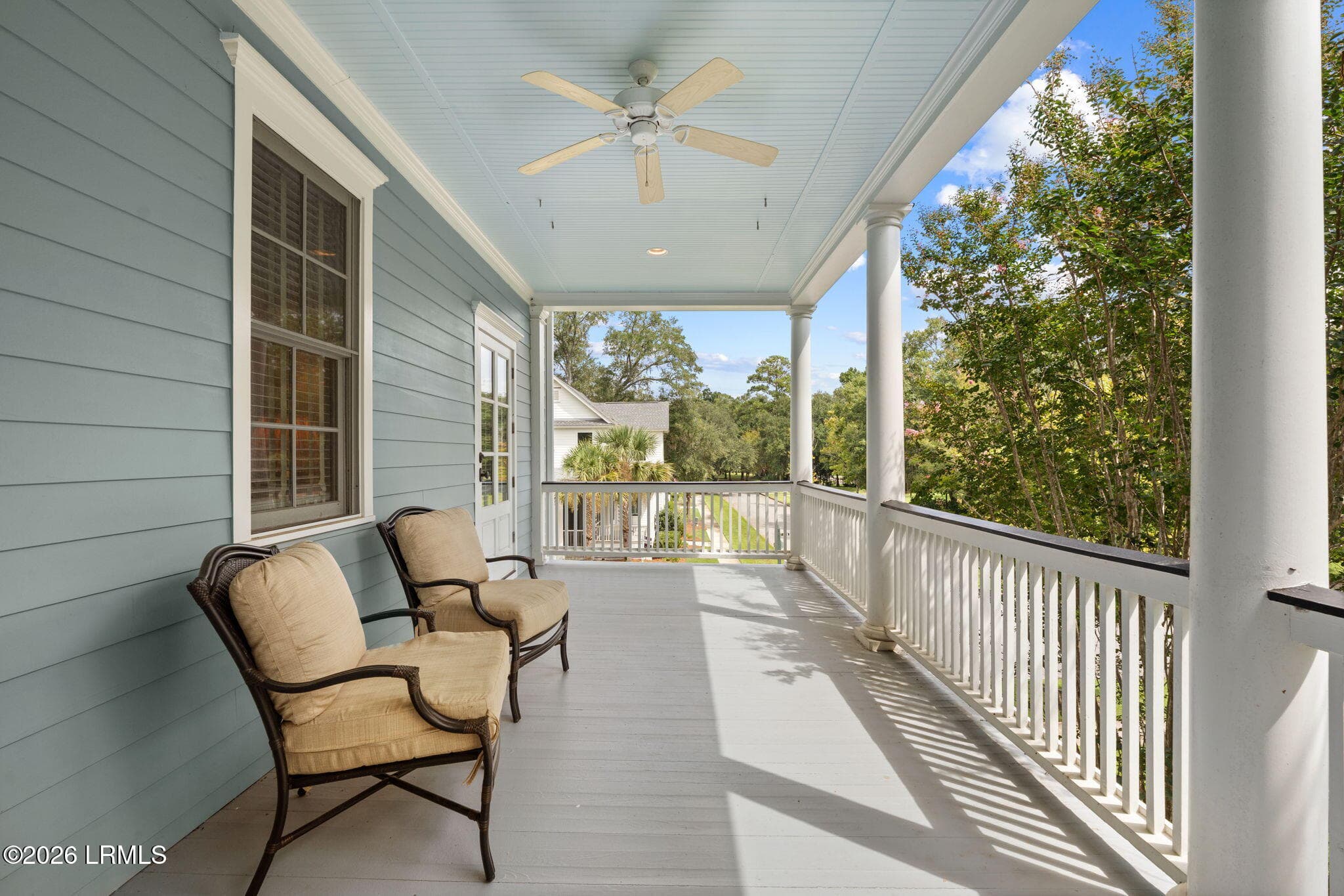 Porch Upstairs (3) - 11 Park Square S, Beaufort, SC 29907