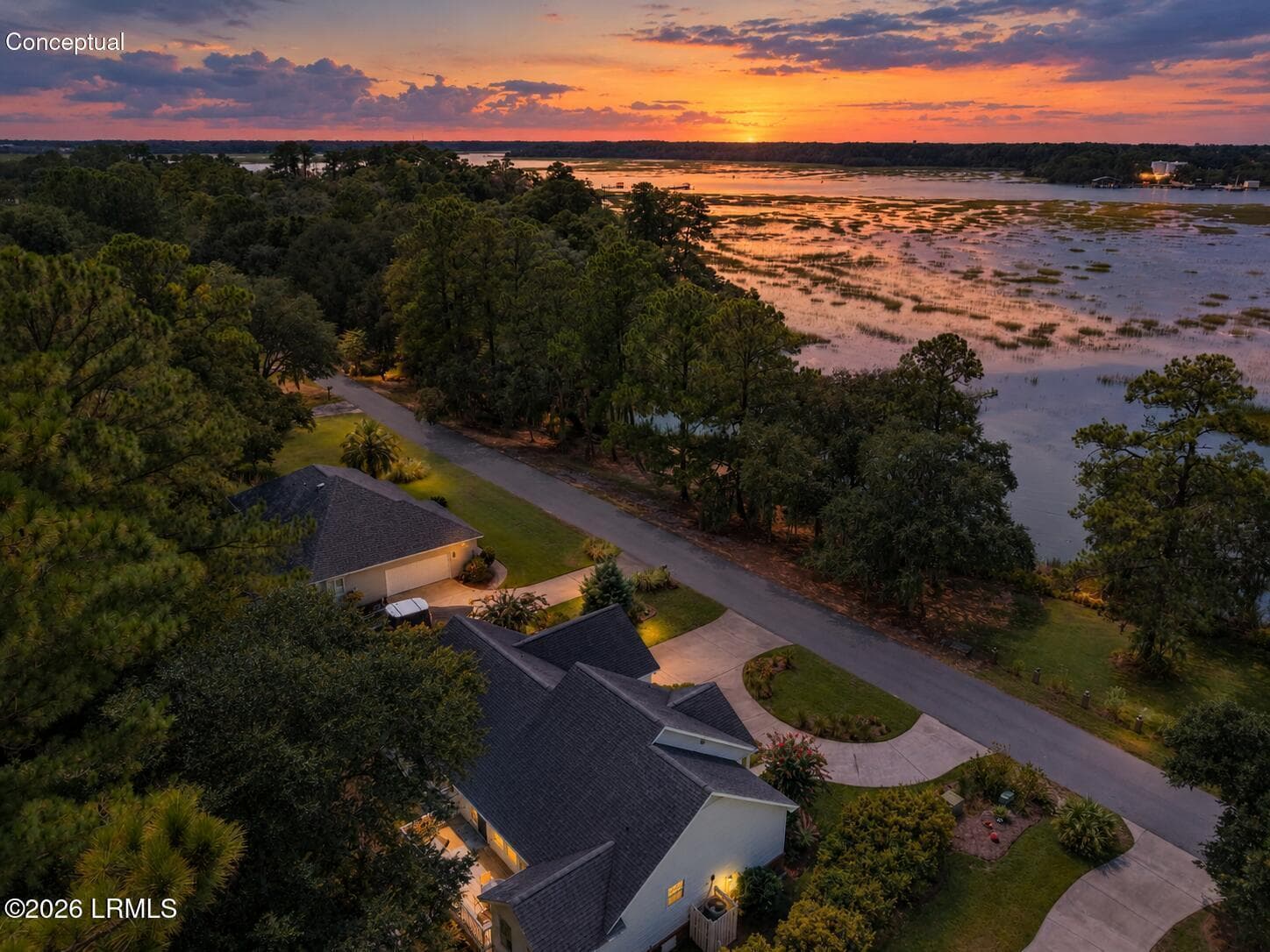Conceptual Twilight - 257 Pleasant Point Drive, Beaufort, SC 29907