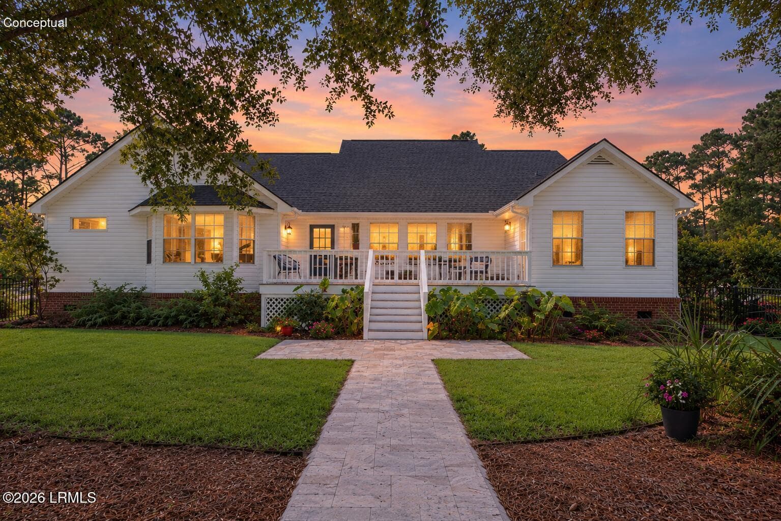 Conceptual Twilight - 257 Pleasant Point Drive, Beaufort, SC 29907